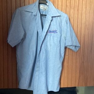 Snapple tea shirt sleeve button up